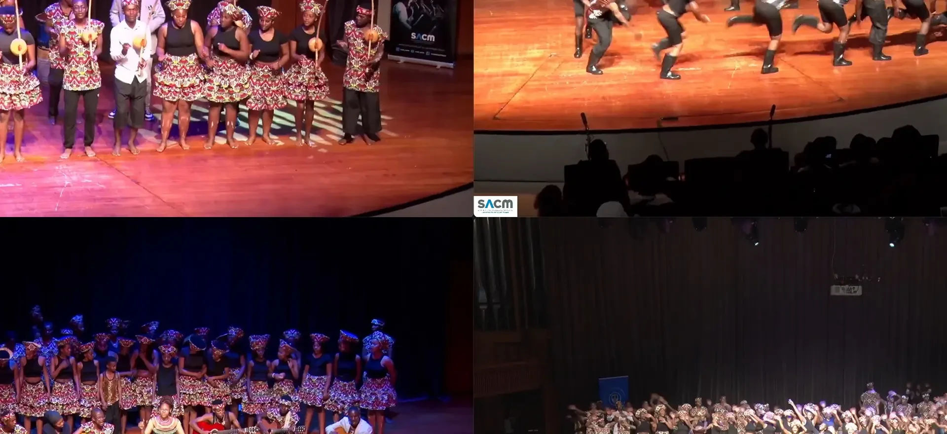 Verschiedene Ausschnitte aus der Videoaufnahme des Abschlusskonzerts 2025